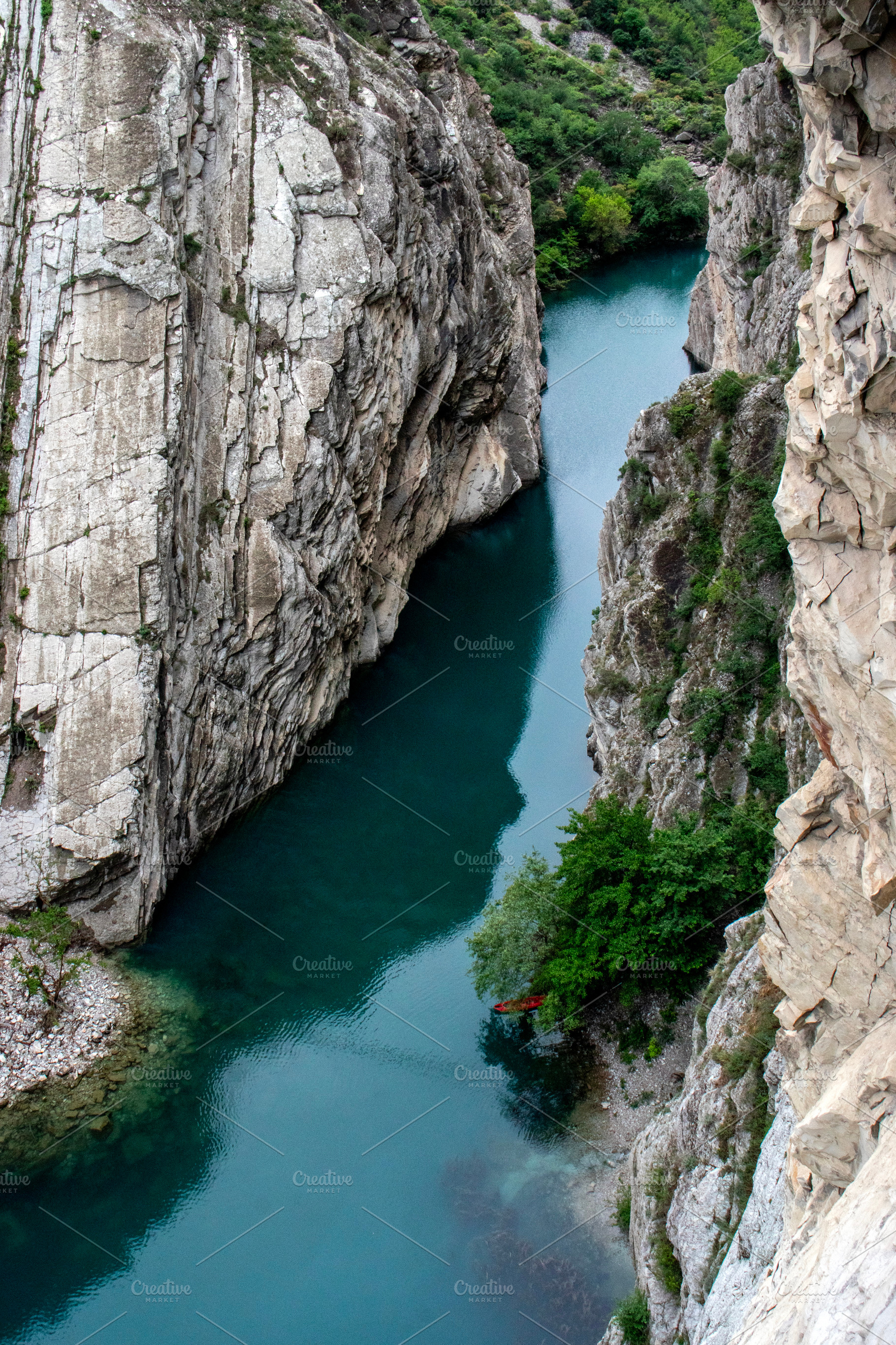 Sulak Canyon, view from above, a Nature Photo by Schreibikus