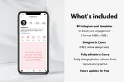 Self Love Quote Templates for Canva, a Social Media Template by DeeBeeDesign (Thumbnail 5 of 10)
