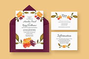 Watercolour Fall Wedding Suite, an Invitation Template by Knotted Design (Thumbnail 2 of 6)