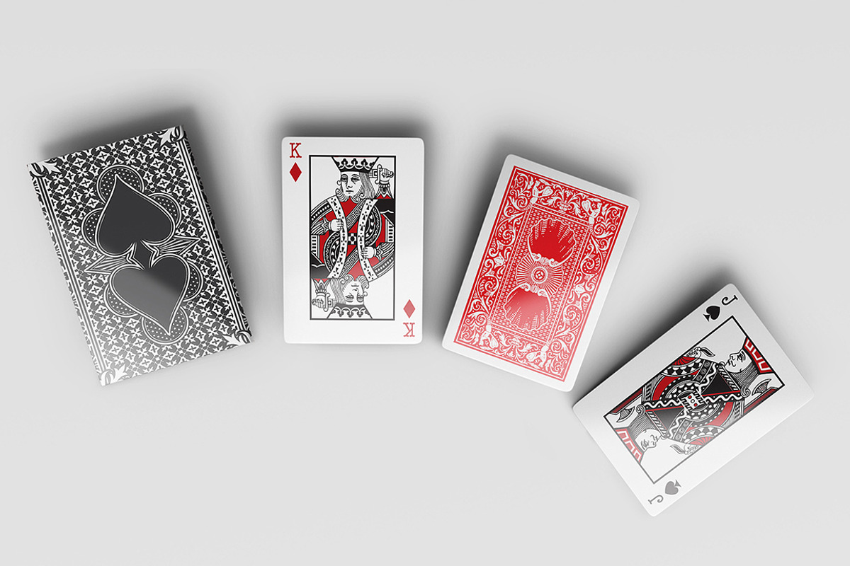 Poker Card Playing Mockups, a Print Template by Kongkow (Photo 8 of 10)