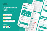 Synora - Habits and Finance App, an App Template by productype1 (Thumbnail 1 of 5)