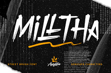 Milltha -  Street Writing Font