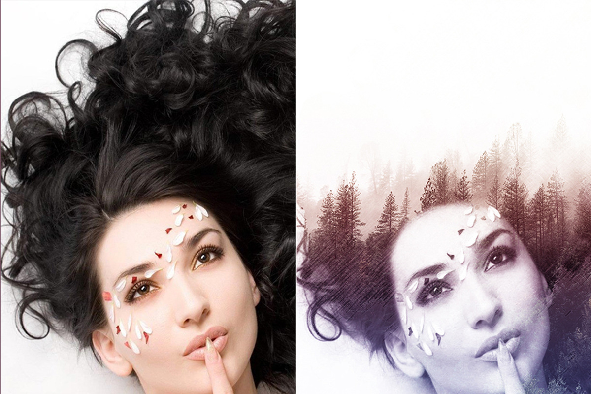 Double Exposure Photoshop Action, an Action Add-On by Viktor (Photo 6 of 6)