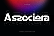 Associera - Unique Sans Font, a Sans Serif Font by 177Studio (Thumbnail 1 of 8)
