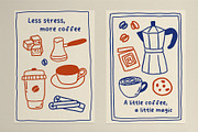 COFFEE BREAK whimsical line art set, a Food Illustration by Madiwaso (Thumbnail 6 of 9)