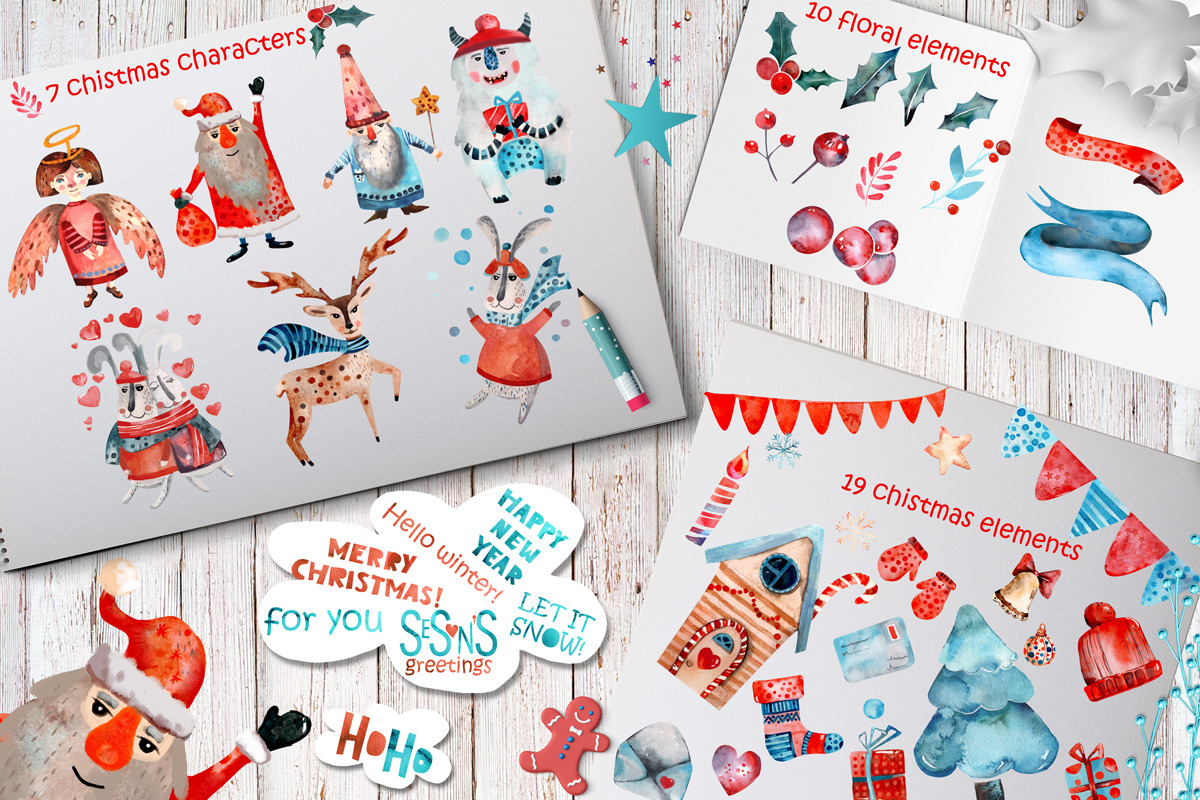MerryChristmas| Bonus AdventCalendar, an Animal Illustration by SimpleLesia (Photo 2 of 6)