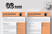 Modern Resume / CV Template, a Resume Template by X-Type (Thumbnail 2 of 5)