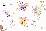 1K+ Belle Watercolor Floral Bundle, an Illustration by Karma (Thumbnail 27 of 54)
