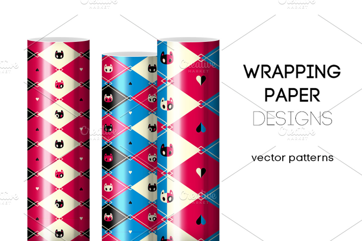 Covers design vector patterns, a Pattern Graphic by Helga Lukas (Photo 5 of 7)