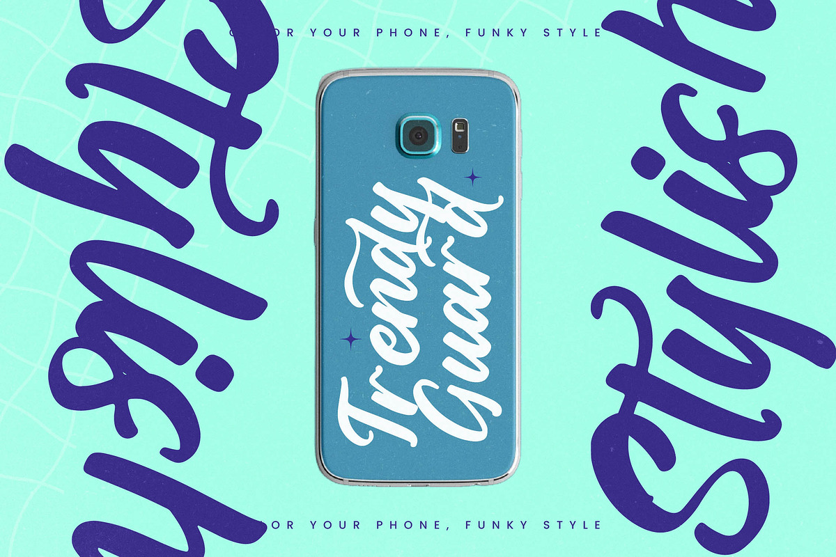 Restock Funkys Bold Script Font preview 8