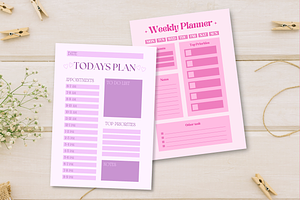 15 Aesthetic Planner Templates