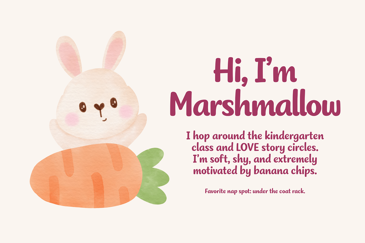 Playful Cherish - A Handwritten Font, a Handwritten Font by Ainun Jinan (Photo 6 of 12)