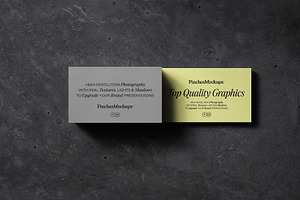 PM_BC/6 - Business Cards Mockup