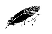 Boho Tribal Feather Bundle, an Illustration by Designs_River (Thumbnail 12 of 31)