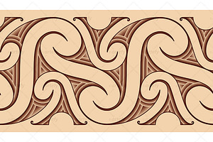 Maori Tattoo Pattern