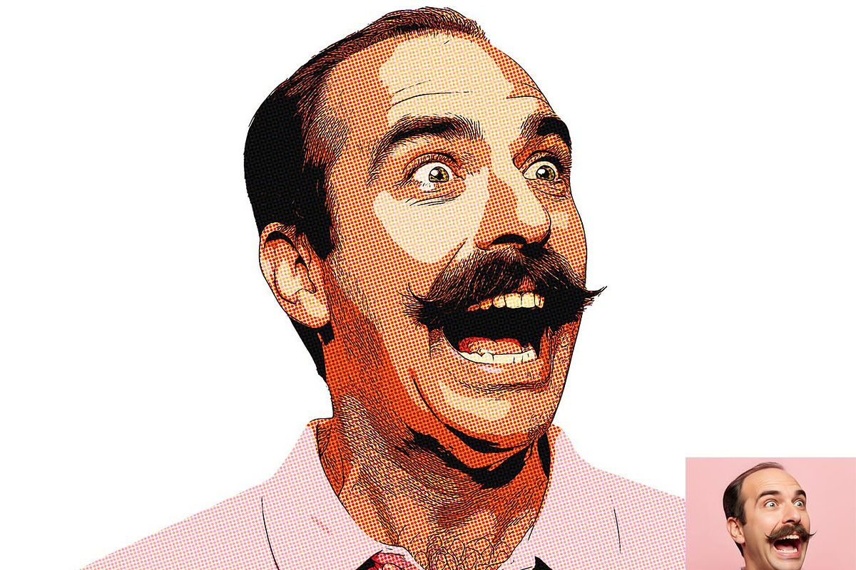 Pop Cartoon Studio FX Photoshop, an Action Add-On by Studio Retouch (Photo 9 of 14)