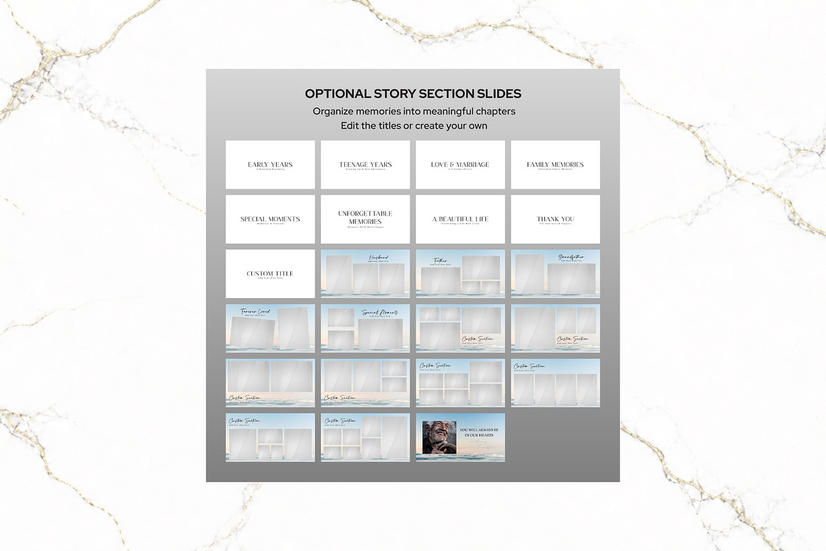 Funeral Slideshow Canva FS009, a Presentation Template by TyphoonStudio (Photo 4 of 8)