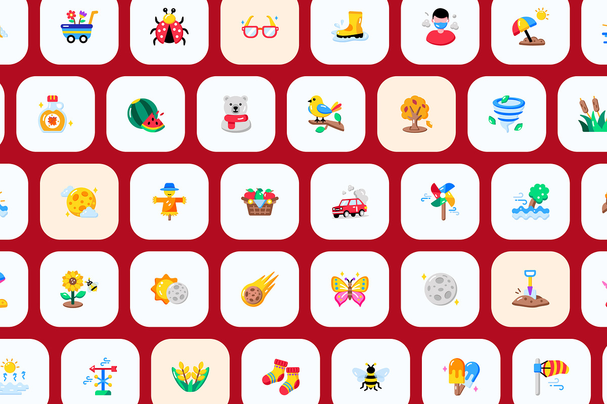 Animated Seasonal Weather Icons, an Emoji Icon by Prosymbols (Photo 3 of 4)