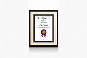 Certificate Template, a Stationery Template by retrographix (Thumbnail 2 of 2)