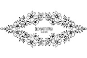 Floral HeartWreath Black Silhouet, a Person Illustration by Designer_Momina (Thumbnail 8 of 20)