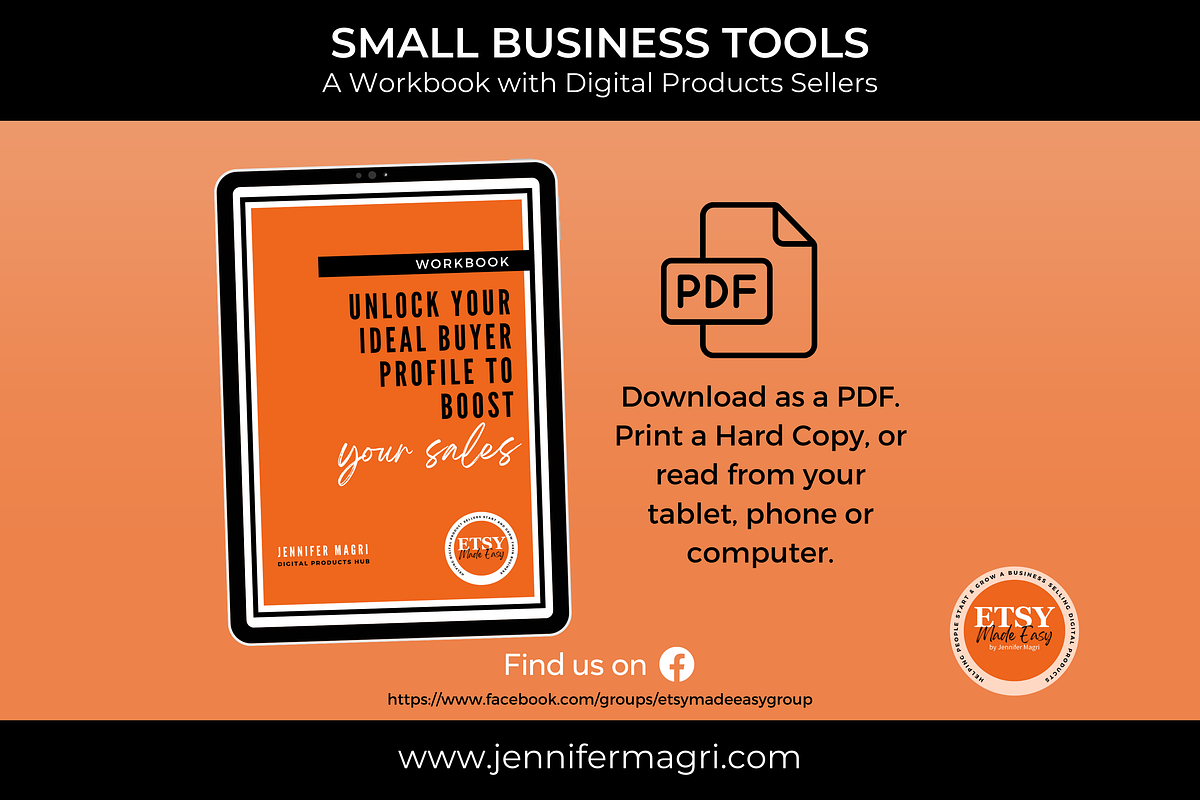 PDF Workbook Ideal Client Profile, a Templates & Theme by Jennifer Magri Templates (Photo 4 of 6)