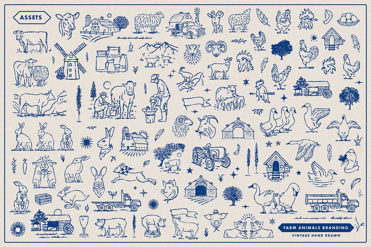 Farm Animals Branding, a Branding & Logo Template by Refolve Design (Photo 26 of 26)
