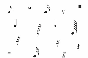 Seamless Pattern Music Notes, a Pattern Graphic by Viktorijareut