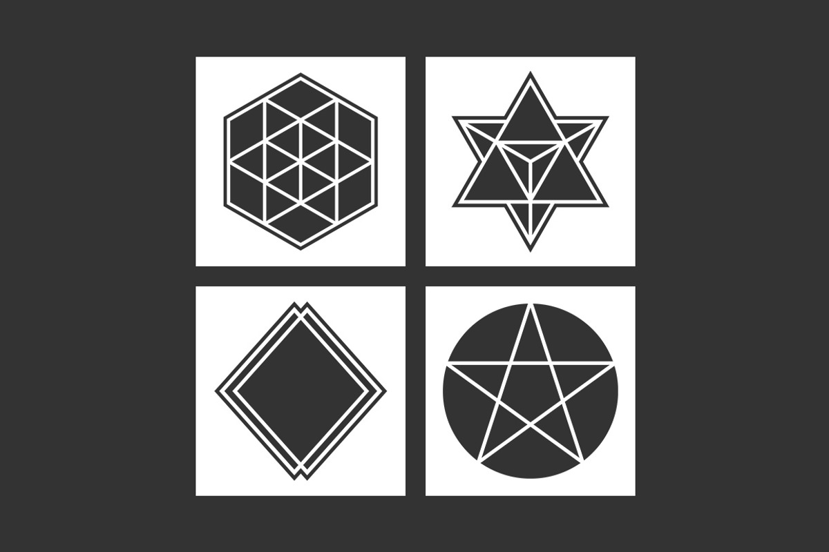 Geometric Photo Masks, a Social Media Template by QueenDesigns (Photo 5 of 5)