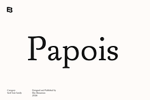 Papois; 12 Humanist Serif Fonts