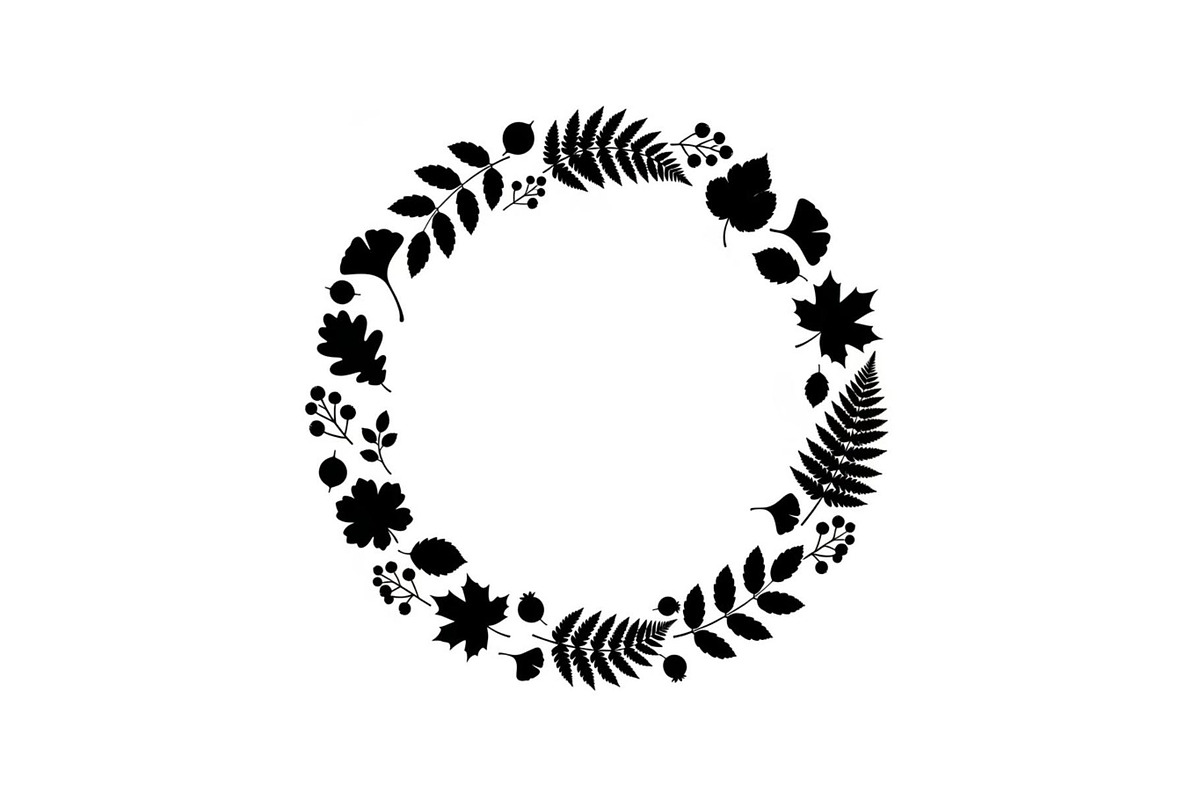 Decorative Nature Frame Silhouette, a Graphic by BIPLOB EXPERT (Photo 3 of 13)