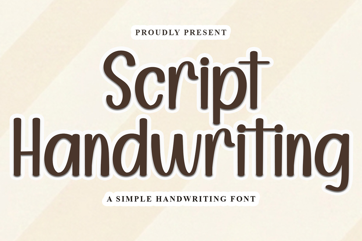 Script Handwriting, a Handwritten Font by FreshTypeINK (Photo 1 of 8)