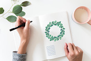 Cute eucalyptus mini set, a Decorative Illustration by Maria's little shop (Thumbnail 6 of 7)