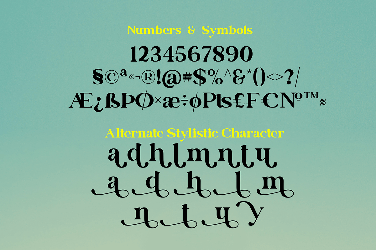 Vintage Modern Font, a Script Font by Graphue (Photo 4 of 12)