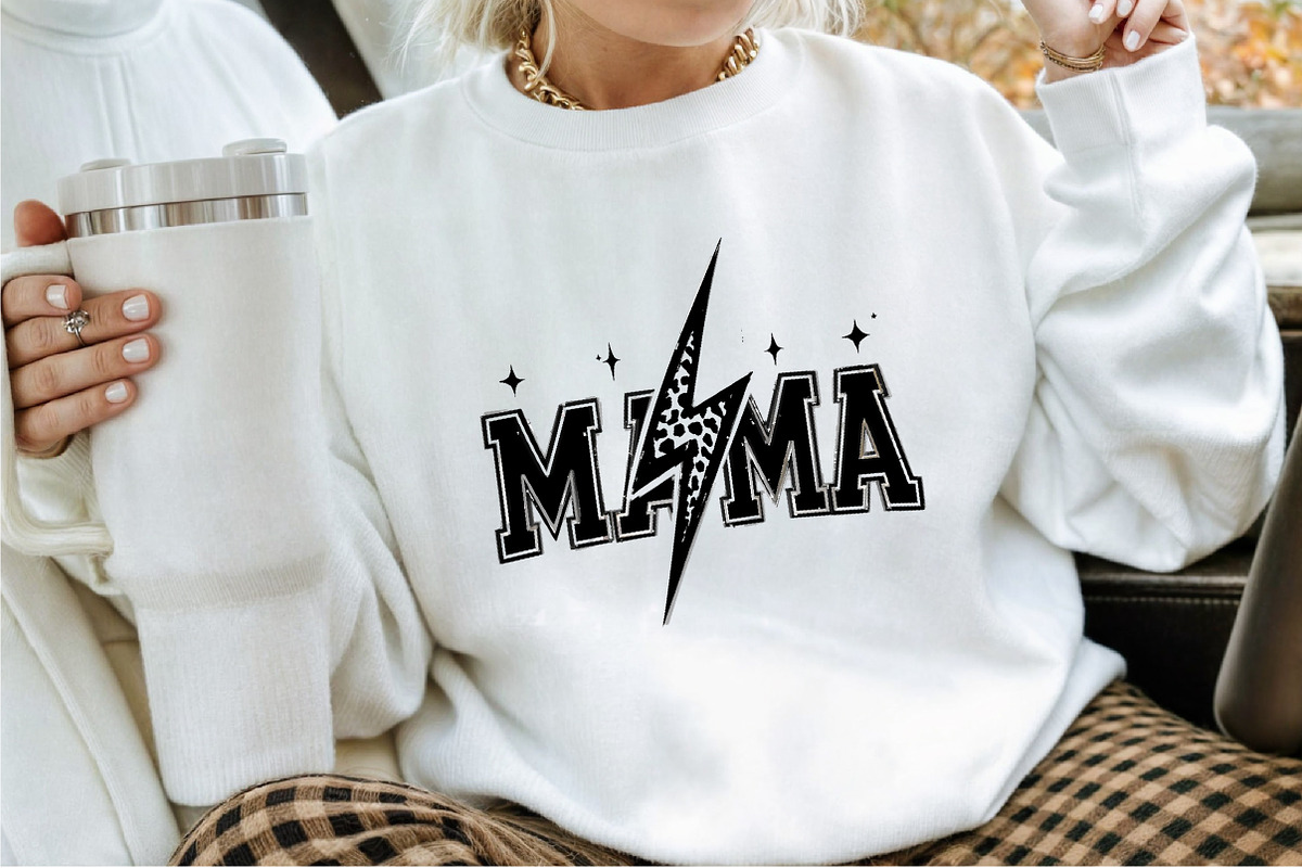 Mama Lightning Bolt, Mother's Day SV, an Illustration by Sublimation Artist (Photo 7 of 9)