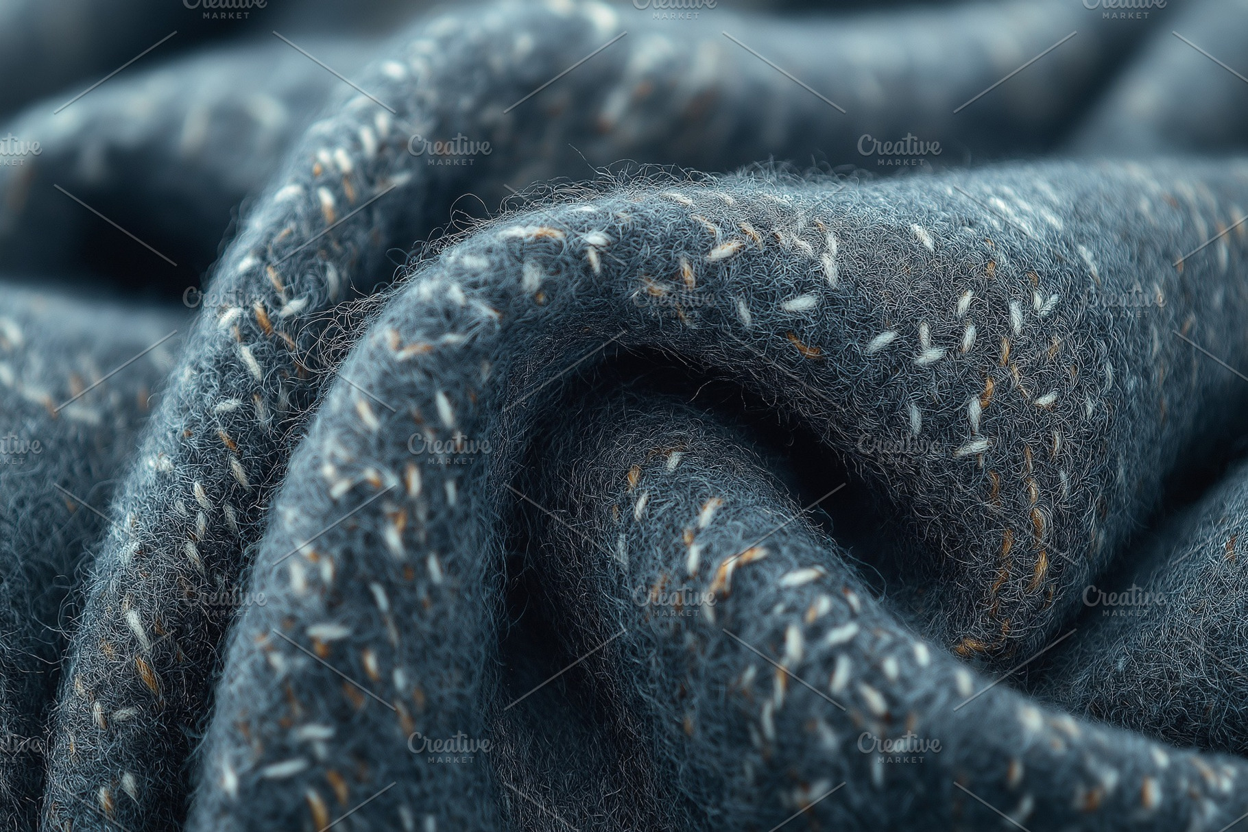 Close-up of a textured wool fabric showcasing intricate stitching details in su, a Background Photo by ImageMir