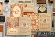 Set of old fary tail pages - vector, a Magazine Template by LineTale (Thumbnail 1 of 2)