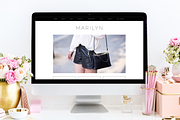 Feminine WordPress Theme | Marilyn, a WordPress Template by Hello Chic Designs (Thumbnail 2 of 2)
