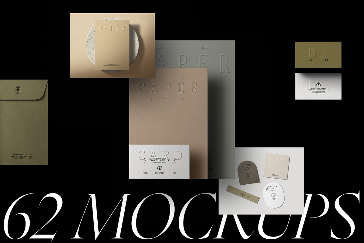 Ollie - Stationery Mockup Kit, a Product Mockup by Creatoom (Photo 2 of 14)