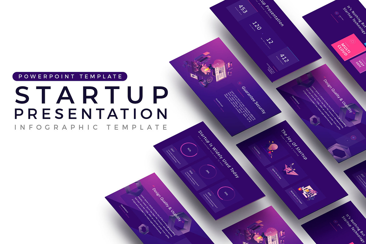 Startup Technology Presentation, a Presentation Template by Digitcase x ...