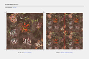 Dark Parrot Tulips Pattern, a Pattern Graphic by texvogue (Thumbnail 3 of 11)