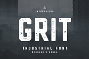 Grit - Industrial Font, a Font by Aurora Graphics (Thumbnail 1 of 4)