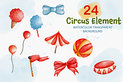Watercolor Circus Gnome Clipart, an Animal Illustration by Apixsala (Thumbnail 6 of 12)