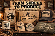 Vintage Western, a Script Font by Wow Magic (Thumbnail 5 of 5)