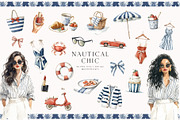 Nautical Chic Collection, a Decorative Illustration by PeDe Designs (Thumbnail 4 of 29)