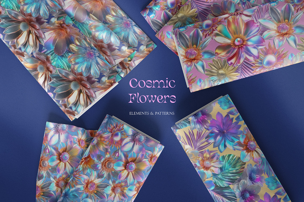 Cosmic Flowers, a Pattern Graphic by Tiger and Flower (Photo 17 of 18)