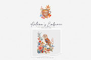 watercolor autumn scenery clipart, a Decorative Illustration by Patishop Art (Thumbnail 8 of 10)