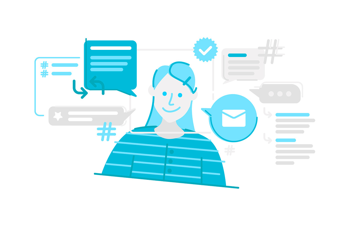 Social Media Illustration Pack, a Graphic by Wilsonkjc (Photo 4 of 5)