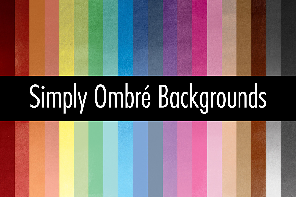 Simply Ombre Backgrounds, a Texture Graphic by Lindsay Hartwell