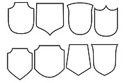 Shields Set 2 Procreate Brush Stamps, a Brush Add-On by Disasterology Ink (Thumbnail 6 of 10)