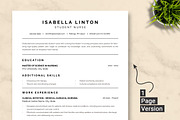 Student Nurse Resume Template, a Resume Template by ResumeInventor (Thumbnail 2 of 9)
